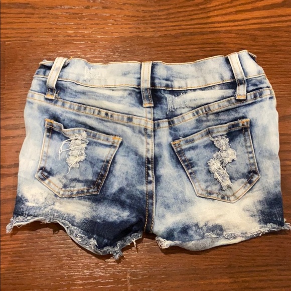 denim shorts - Picture 2 of 2